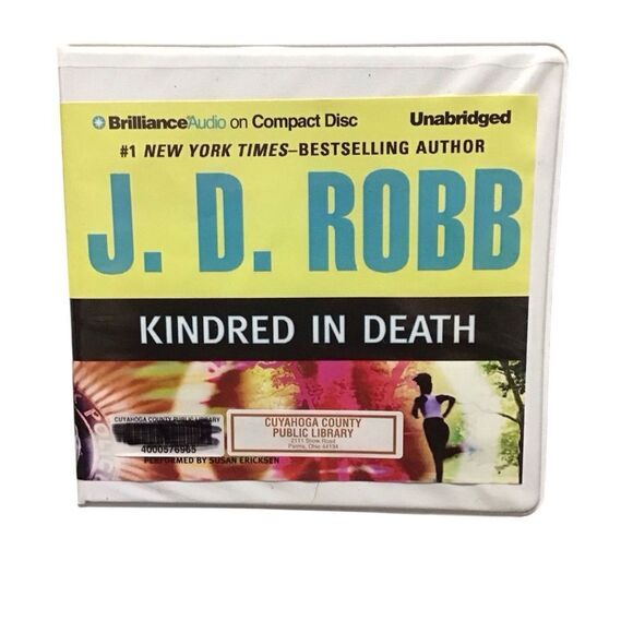 J.D. Robb 'Kindred in Death' CD Audiobook - Picture 1 of 4